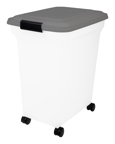 Merkloos Bewaarcontainer Luchtdicht Transparant / Grijs 45 LTR 46X33,5X50 CM - 0031 Shop