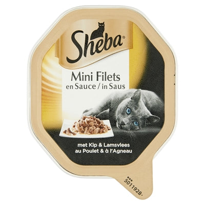 Sheba Alu Mini Filets Kip / Lam In Saus 85 GR (22 stuks) - 0031 Shop