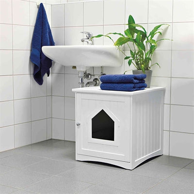 Trixie Kattenmand Huis Wit 51X49X51 CM - 0031 Shop