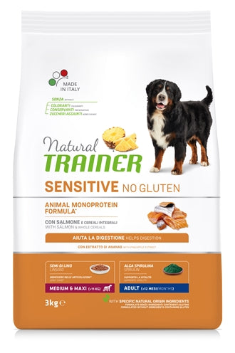 Natural Trainer Dog Adult Medium / Maxi Sensitive Salmon 3 KG - 0031 Shop
