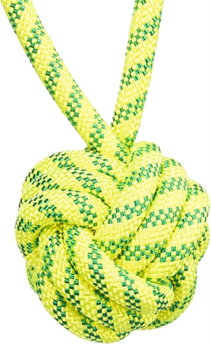 Trixie Aquatoy Touw Met Bal Drijvend Polyester Geel / Groen 7X7X21 CM - 0031 Shop