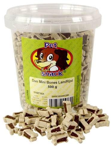 Petsnack Botjes Mini Duo Lam/Rijst - 0031 Shop